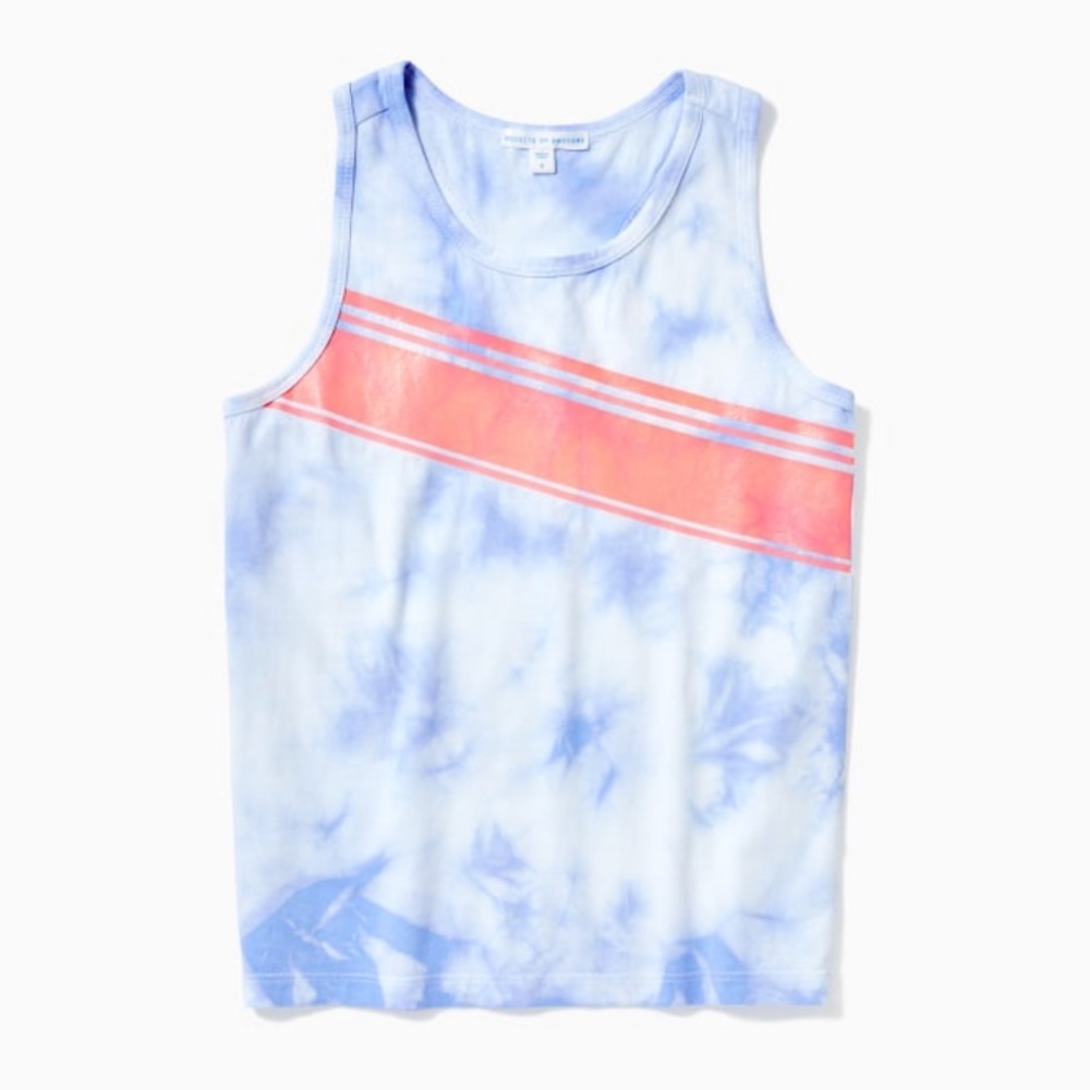 Tie-Dye Glitter Stripe Shirt, NWT